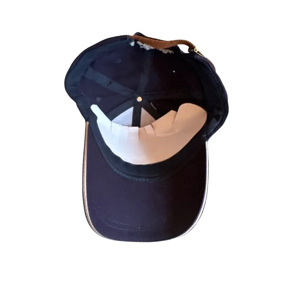 Navy Blue Eisenhower Presidential Library & Museum Adjustable Baseball Cap Cotto